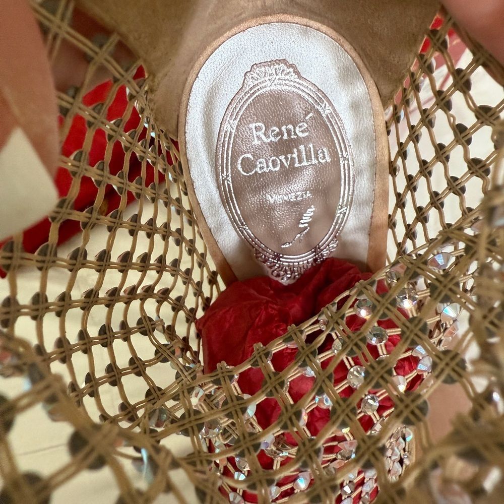 NEW René Caovilla Galaxia Sandals (Heels) Size 8 - Picture 4 of 9